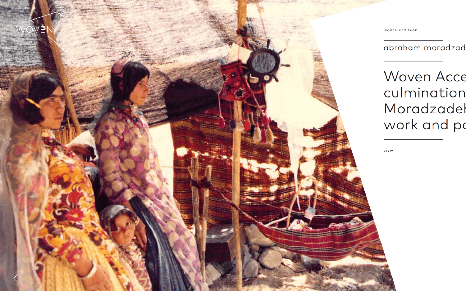 Developed for Woven and Rebeca Mendez Studio by Marcus Guttenplan